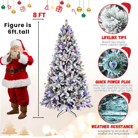 PVC Christmas Tree, Christmas Decorations - 8ft