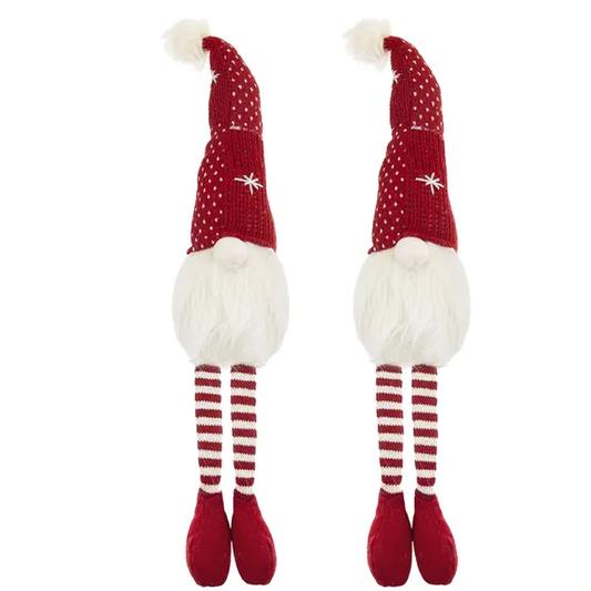2pcs Christmas Gnomes Decorations, Christmas Table Home Ornaments For Holiday Party Gifts - As Pic