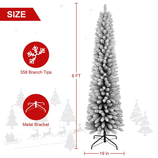 PVC Christmas Tree, Christmas Decorations - 6ft