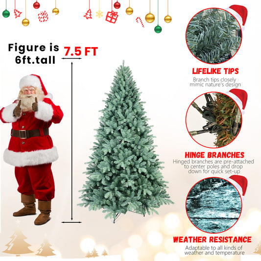 PE, PVC Christmas Tree, Christmas Decorations - Half of 15ft