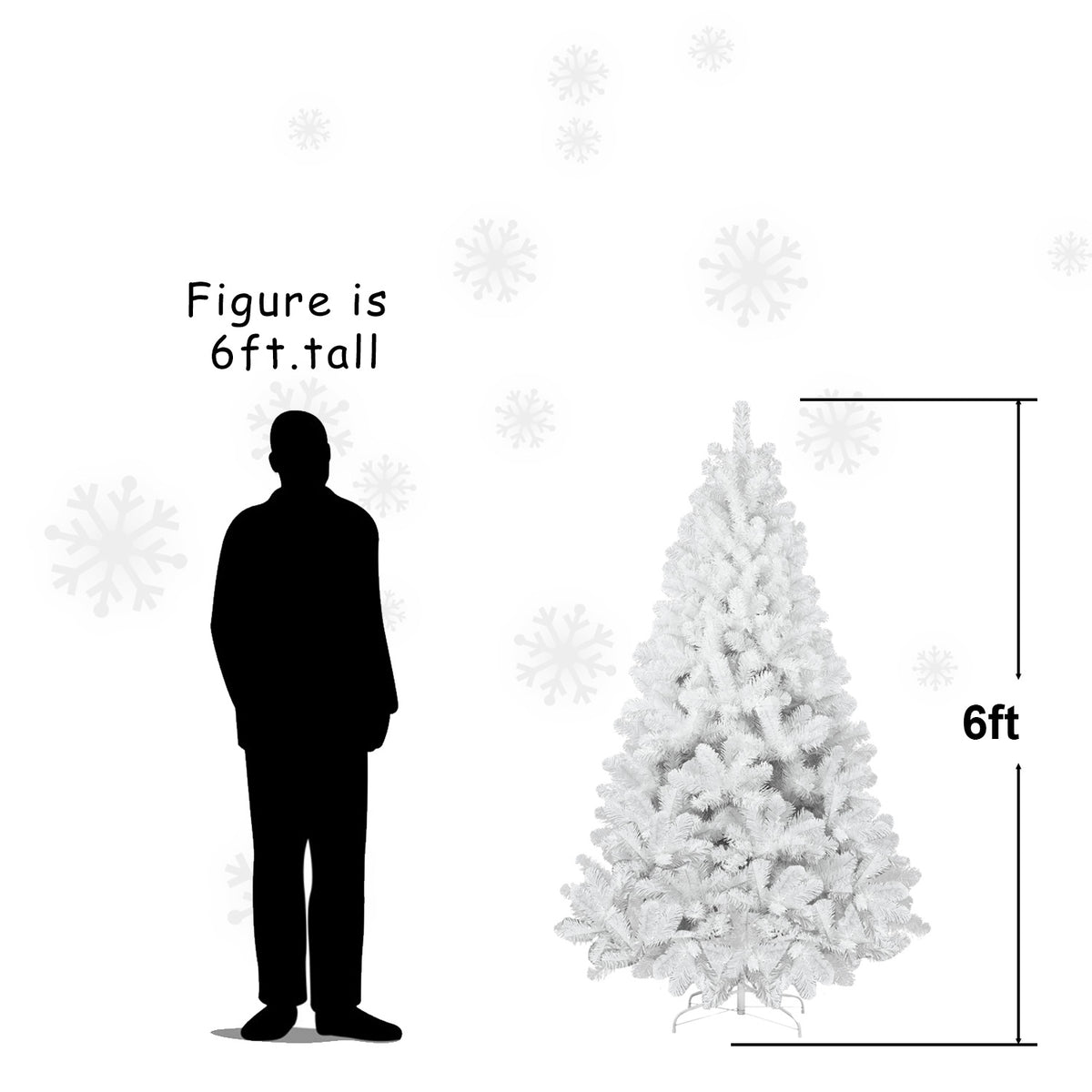 PVC Christmas Tree, Christmas Decorations - 6ft