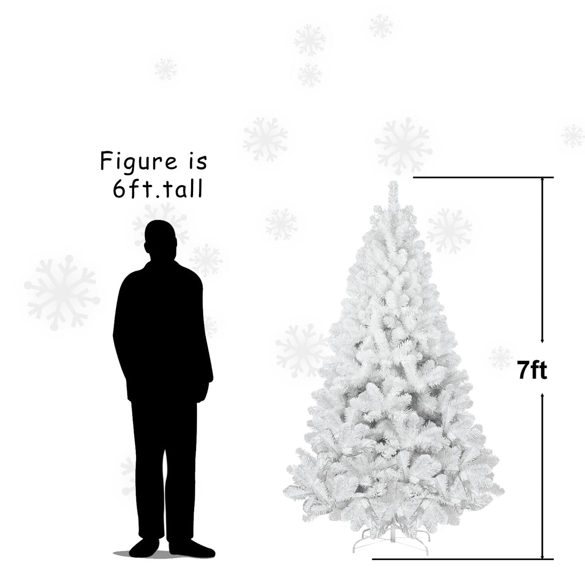 PVC Christmas Tree, Christmas Decorations - 7ft