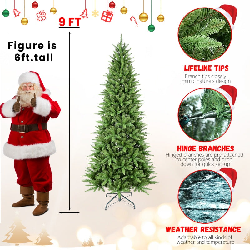 PVC Christmas Tree, Christmas Decorations - 9ft