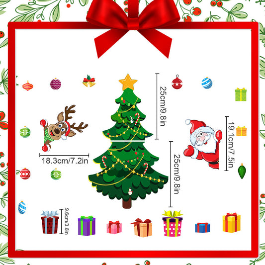 Christmas Decoration Refrigerator Sticker Set - CT131KT Board Packaging